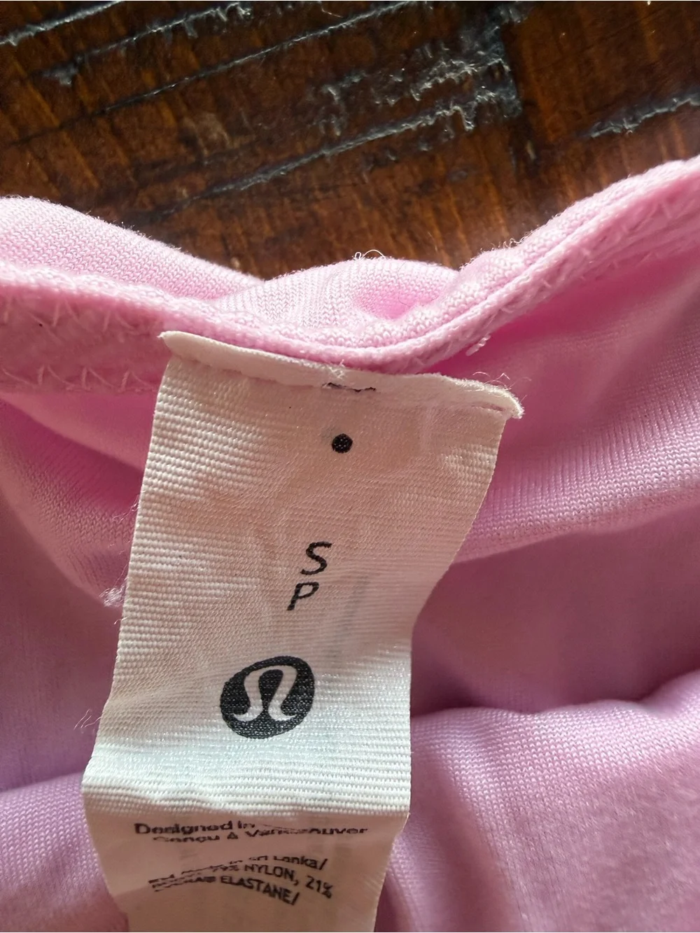 lululemon athletica Light Pink Mini Tube Top